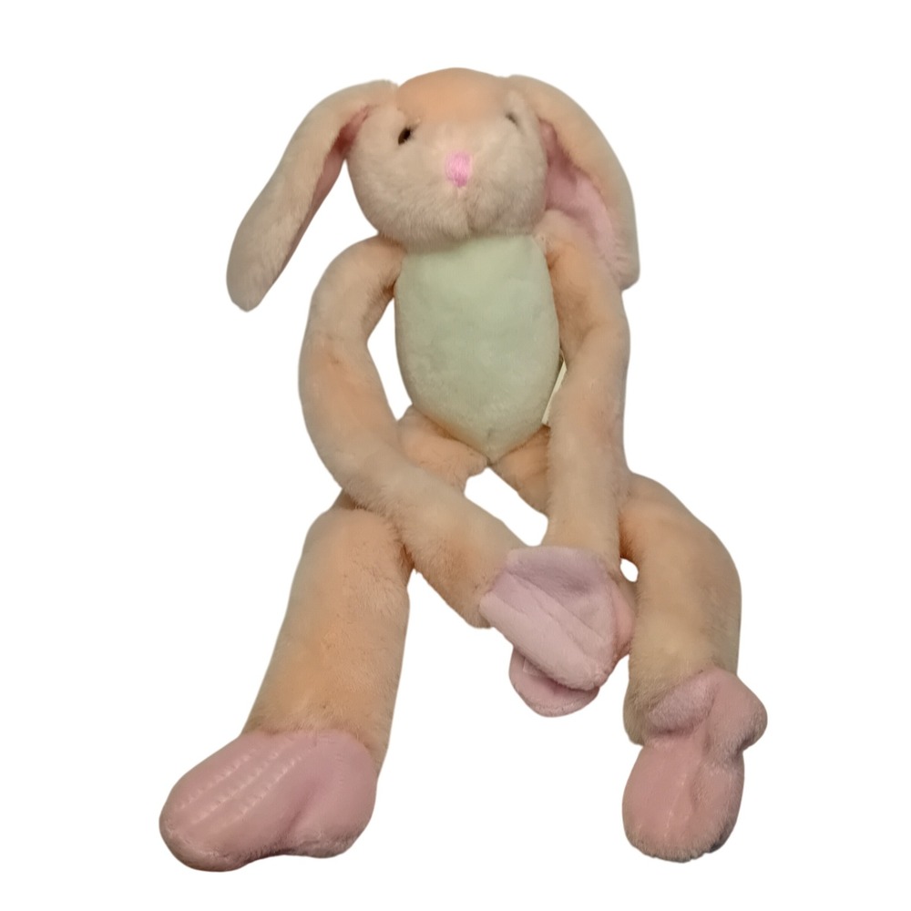 Vintage 90s Long Limbs Plushie Bunny Rabbit Stuffed Animal‎ Hanging Easter Toy